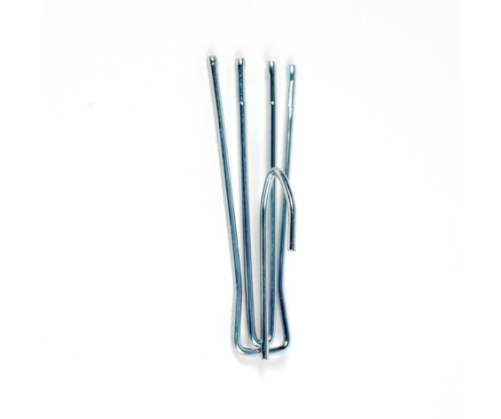 Agrafes tête flamande 4 branches crête de 3 cm ( lot de 10)