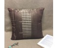 Coussin ANAIS chocolat déhoussable 45 x 45 cm