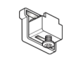 Embout court pour rail plat KS