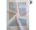 Voile au mètre aspect lin blanc uni en grande hauteur 300 cm Voile au mètre aspect lin blanc uni en grande hauteur 300 cm