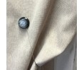 Embrasse aimantée MARBLE gris réversible rond ou carré