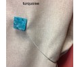 Embrasse aimantée PEARLY turquoise Embrasse aimantée PEARLY turquoise