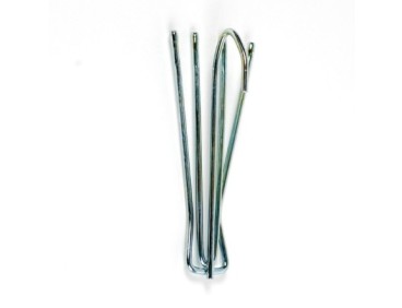 Agrafes tête flamande 4 branches sans crête ( lot de 10)