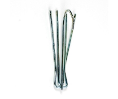 Agrafes tête flamande 4 branches sans crête ( lot de 10)