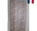 Rideaux ruflette isolant thermique JAVA fushia pour tringle portière 130 x 234 cm Rideaux ruflette isolant thermique JAVA fushia pour tringle portière 130 x 234 cm
