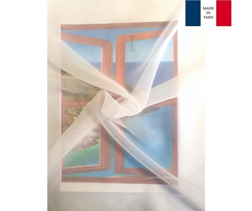 Rideaux Vitrages sur mesure Plein Jour ivoire