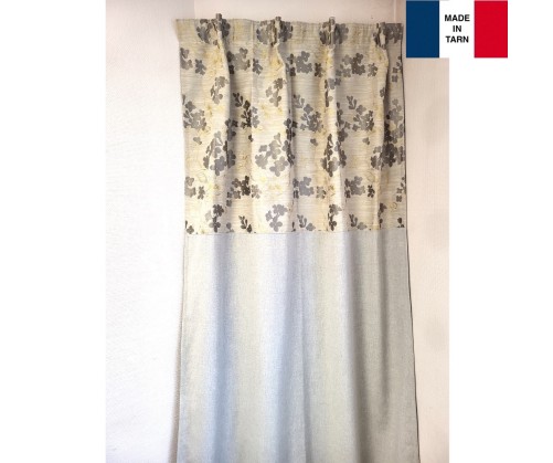 Rideaux isolant thermique NEVILLE beige pour tringle portière