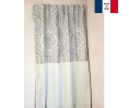 Rideaux ruflette isolant thermique PLEVIN beige pour tringle portière 130 x 234 cm