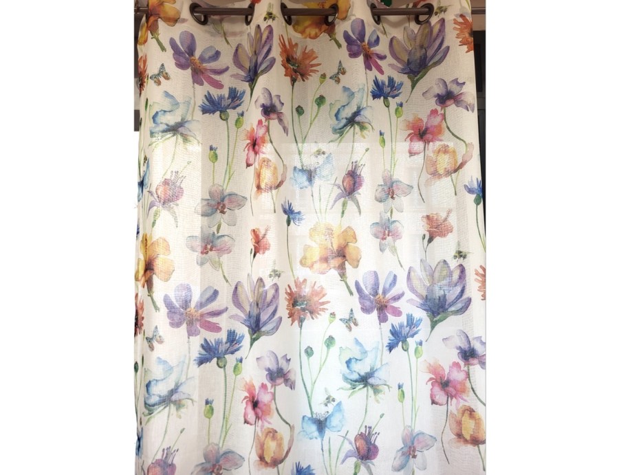 Voilage prêt à poser IRIS 140 x 260 cm