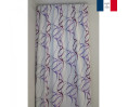 Rideaux ruflette isolant VEGA gris parme pour tringle portière 145 x 239 cm Rideaux ruflette isolant VEGA gris parme pour tringle portière 145 x 239 cm
