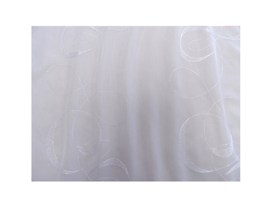 Voile au mètre blanc argent en grande hauteur 300 cm Voile au mètre blanc argent en grande hauteur 300 cm
