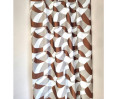 Rideau tamisant sur mesure Monet chocolat, Largeur 140 cm maximum Rideau tamisant sur mesure Monet chocolat, Largeur 140 cm maximum