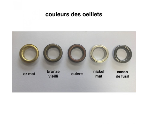Tenture légère sur mesure blanc uni (jusqu'à 290 cm de haut)