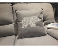 Housse de coussin Ours gris 45 x 45 cm Housse de coussin Ours gris 45 x 45 cm