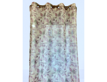 Voilage prêt à poser Martine rose 140 x 260 cm
