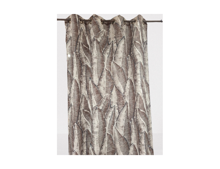 Tenture prêt à poser ZOE taupe 140 x 260 cm