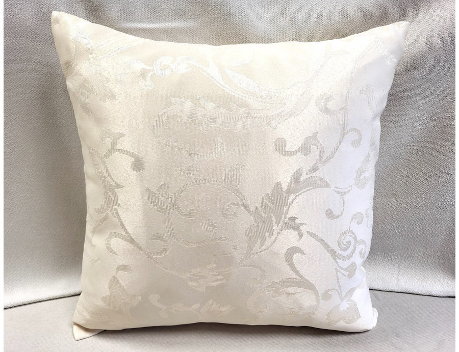 Housse de coussin Alexandre ivoire 40 x 40 cm