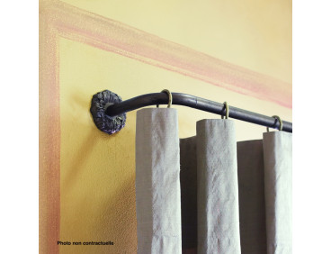 Kit de tringle avec corner couleur bronze ancien en 180 cm
