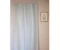 Rideau ruflette isolant thermique pour tringle portière VARESE blanc 135 x 234 cm, (résistant au tache)